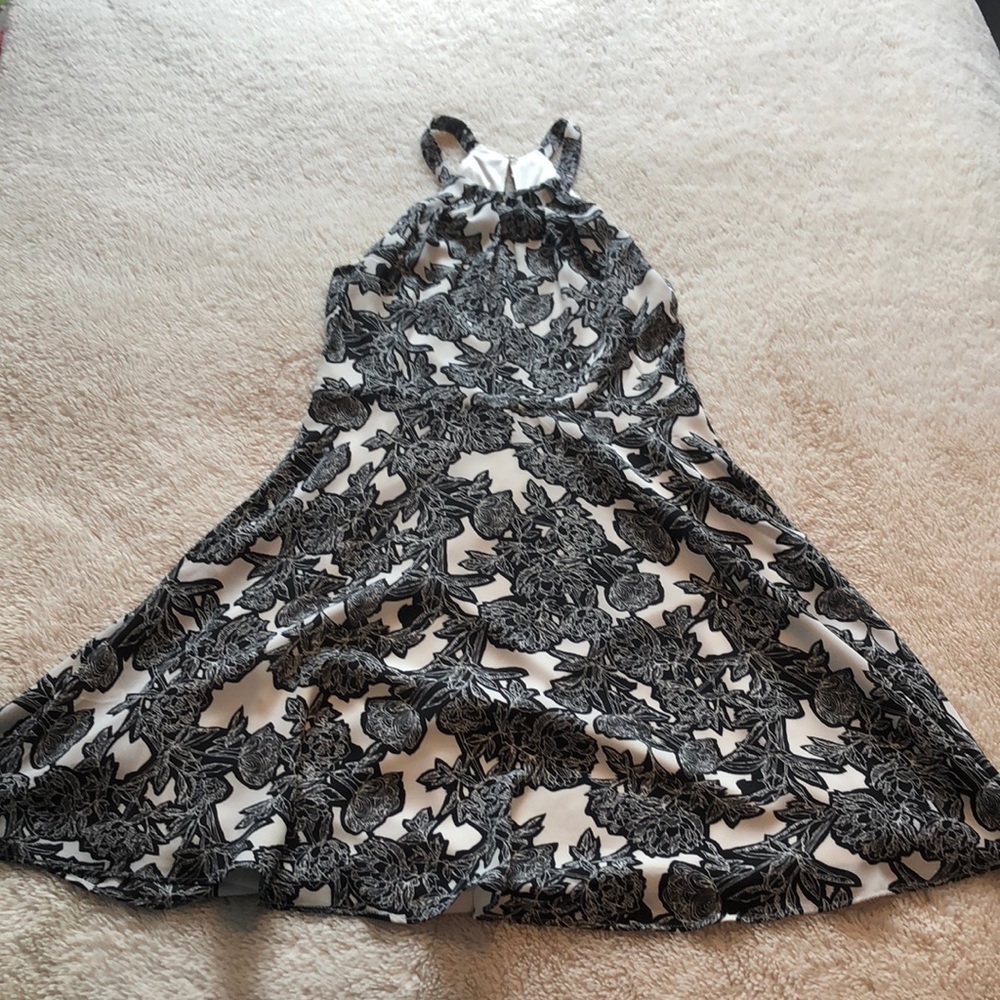 Floral black & white dress from Express!